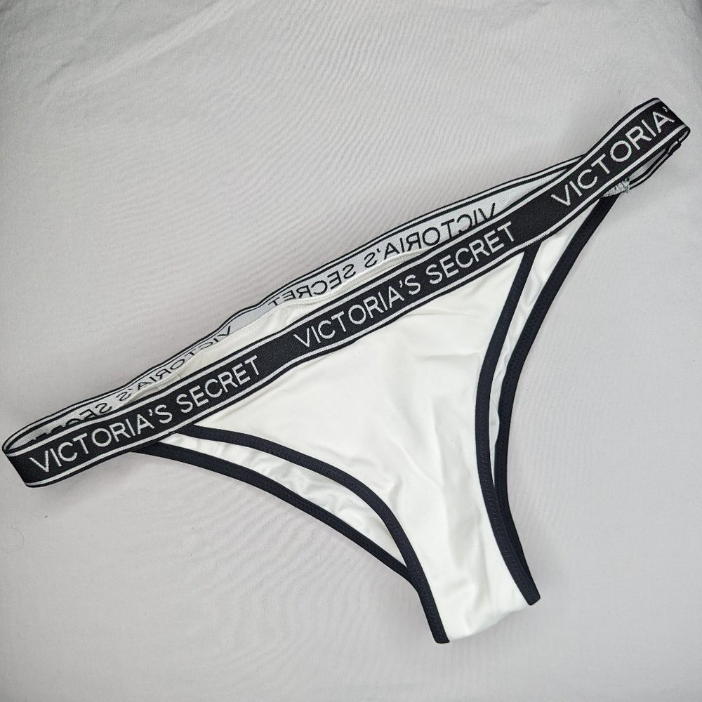 White Sexy Bikini Bottom Branded (S) Victoria's Secret
